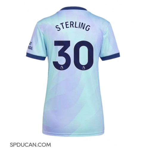 Zenski Nogometni Dres Arsenal Raheem Sterling #30 Rezervni 2024-25 Kratak Rukav